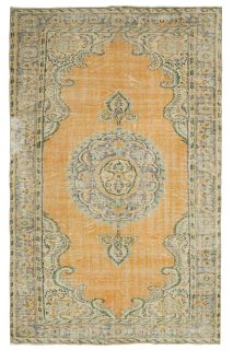 6x10 Vintage Oriental Area Rug - Thumbnail