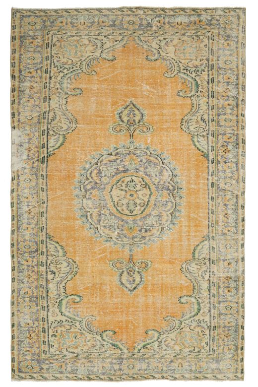 6x10 Vintage Oriental Area Anatolian Rug