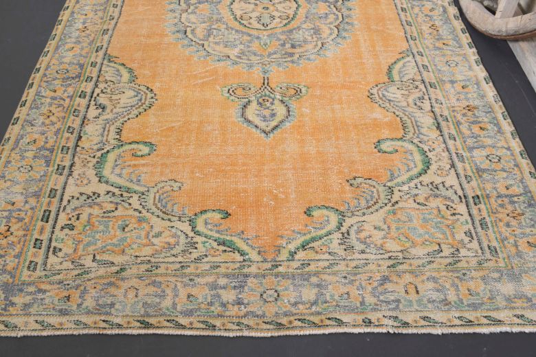 6x10 Vintage Oriental Area Anatolian Rug