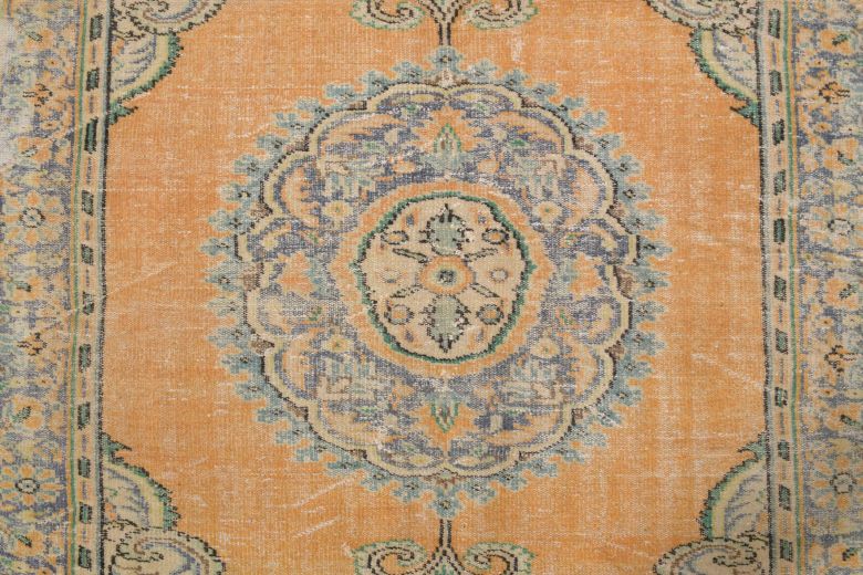6x10 Vintage Oriental Area Anatolian Rug