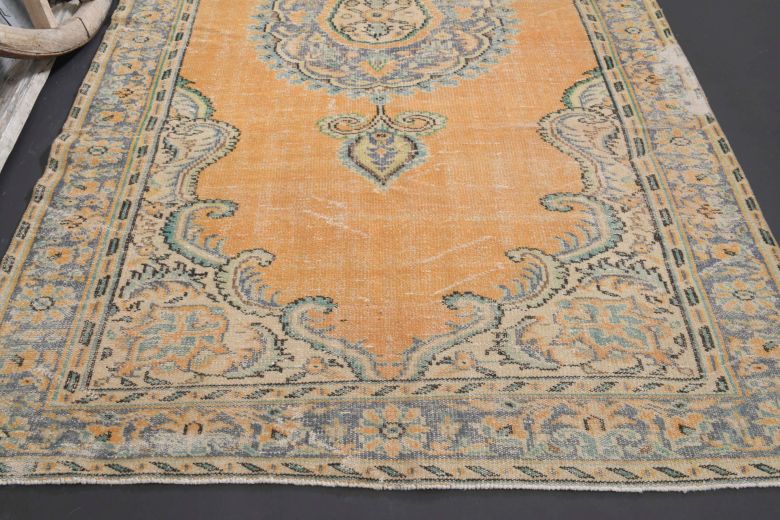 6x10 Vintage Oriental Area Rug