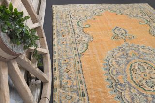 6x10 Vintage Oriental Area Rug - Thumbnail