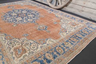 Vintage Medallion Oriental Area Rug - Thumbnail