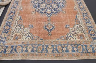 Vintage Medallion Anatolian Oriental Rug - Thumbnail