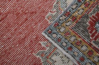 1960s- Red Colored - Medallion - Anatolian Vintage Rug - Thumbnail