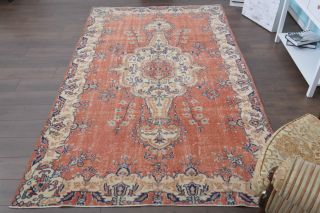 Oushak Oriental Vintage Rug - Thumbnail