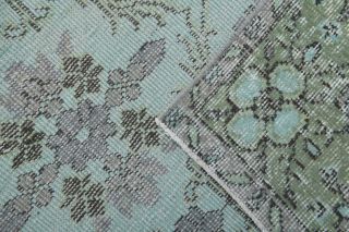 Mint Floral - Vintage Area Rug - Thumbnail