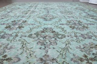 Mint Floral - Vintage Area Rug - Thumbnail