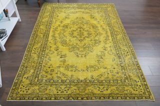 Yellow Vintage Area Rug - Thumbnail