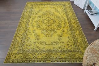 Yellow Vintage Area Rug - Thumbnail