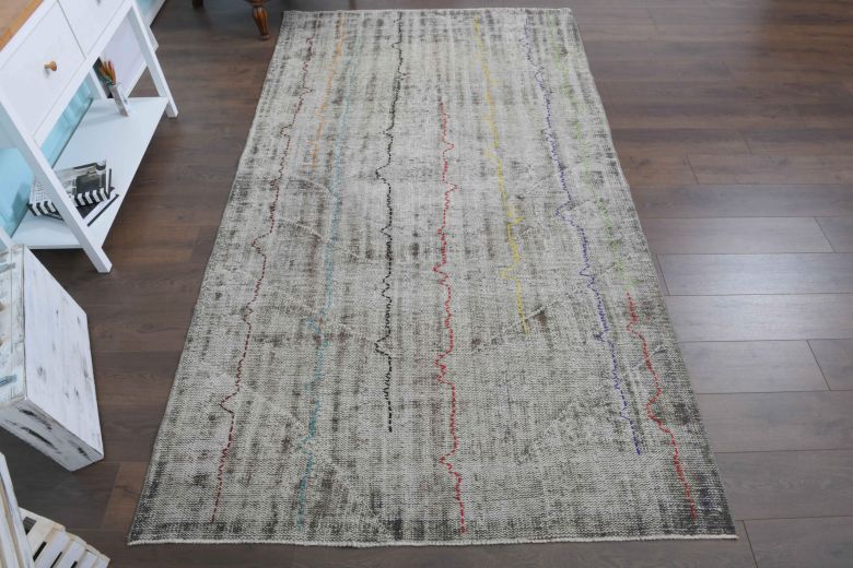 Antique Distressed Area Rug