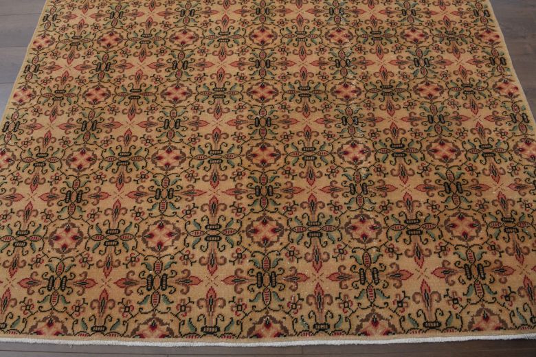 Floral Hereke Vintage Area Rug