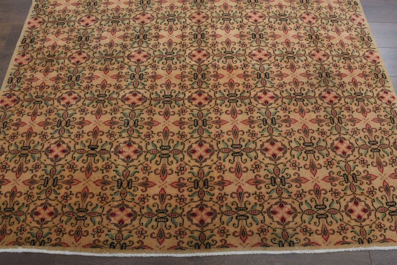 Floral Hereke Vintage Area Rug