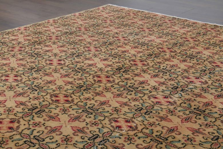 Floral Hereke Vintage Area Rug