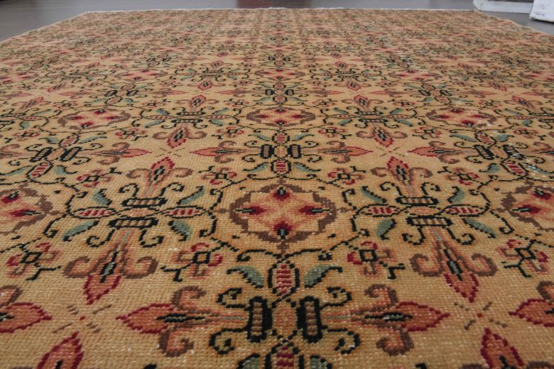 Floral Hereke Vintage Area Rug