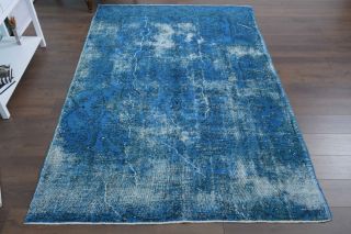 Blue Vintage Area Rug - Thumbnail