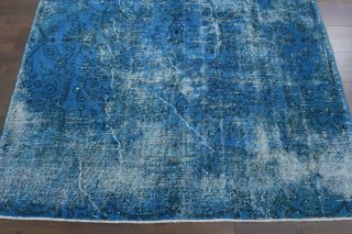 Blue Vintage Area Rug - Thumbnail