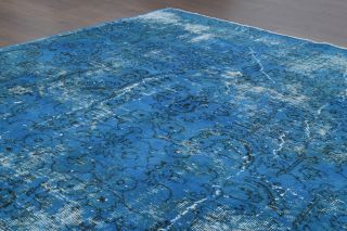 Blue Vintage Area Rug - Thumbnail