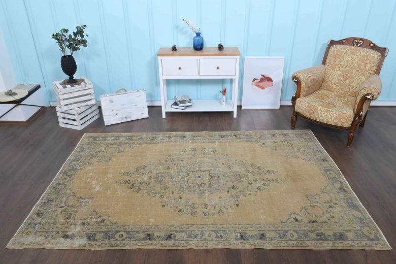 Vintage Turkish Anatolian Area Rug
