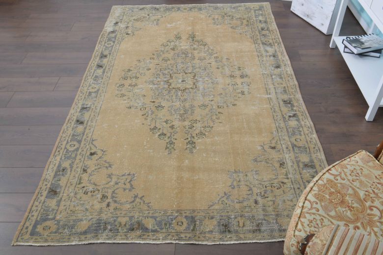 Vintage Turkish Anatolian Area Rug
