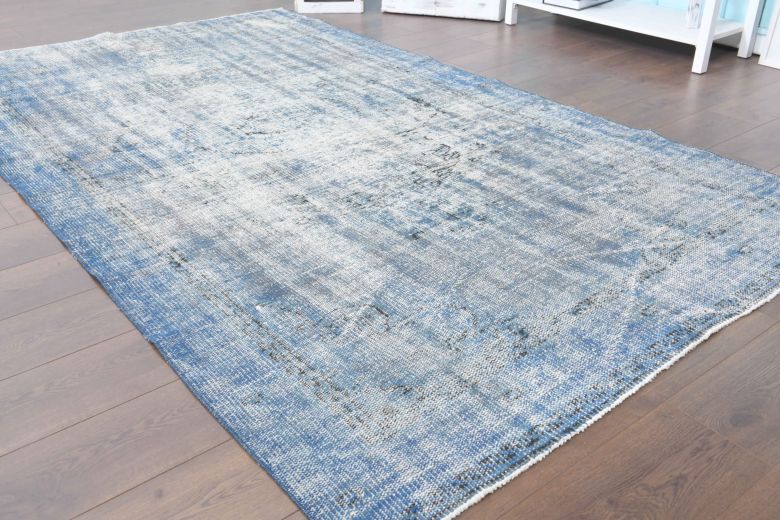 Vintage Blue Area Rug