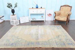 Vintage Oushak Area Rug - Thumbnail