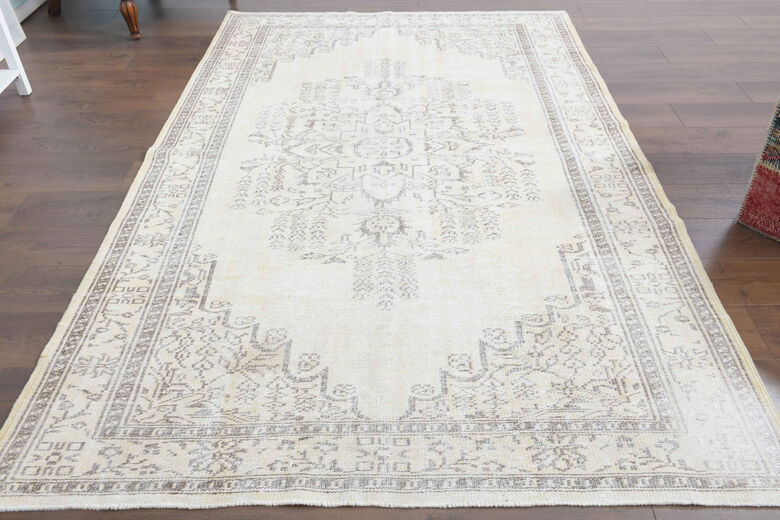 Vintage Anatolian Oriental Area Rug