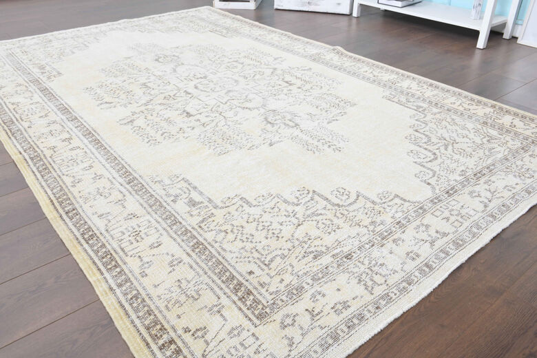 Vintage Anatolian Oriental Area Rug