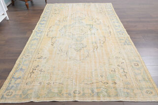 1960s Vintage Oushak Area Rug - Thumbnail