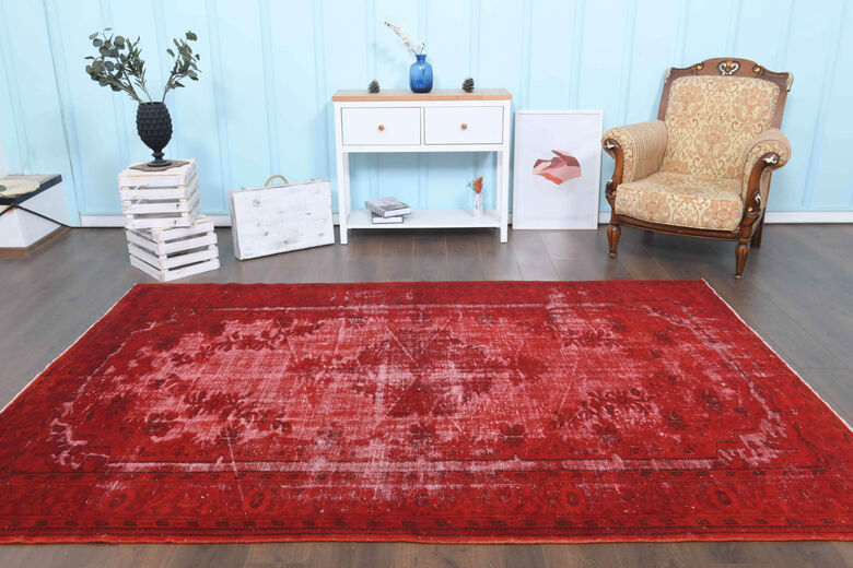 Scarlet Oushak Area Rug