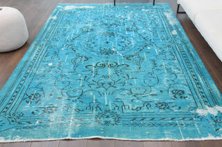 Vintage Blue Area Rug - Thumbnail