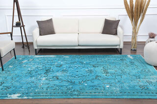 Vintage Blue Area Rug - Thumbnail