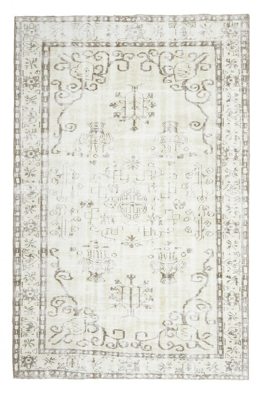 Cream Vintage Area Rug