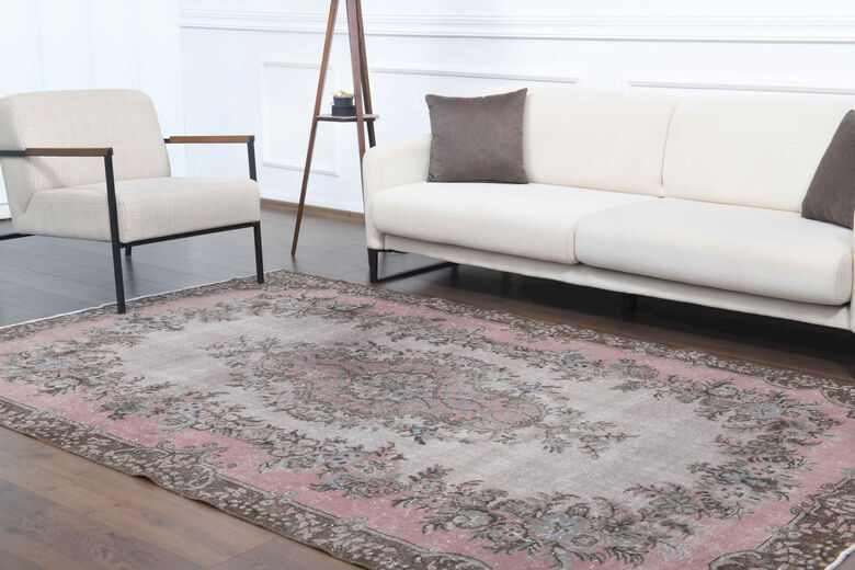 Turkish Anatolian Vintage Area Rug