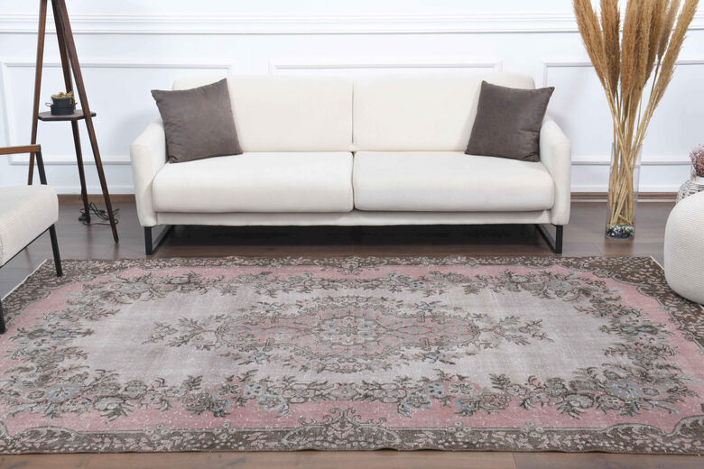 Turkish Anatolian Vintage Area Rug