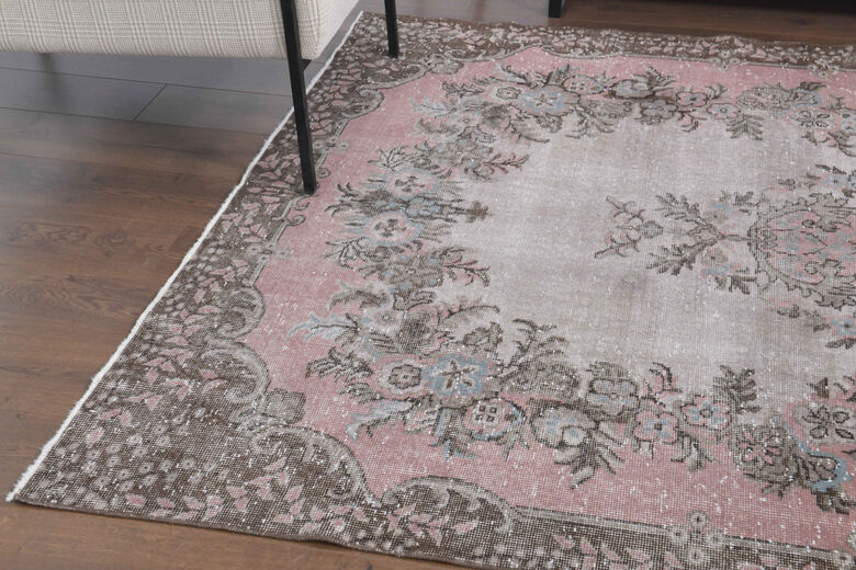 Turkish Anatolian Vintage Area Rug