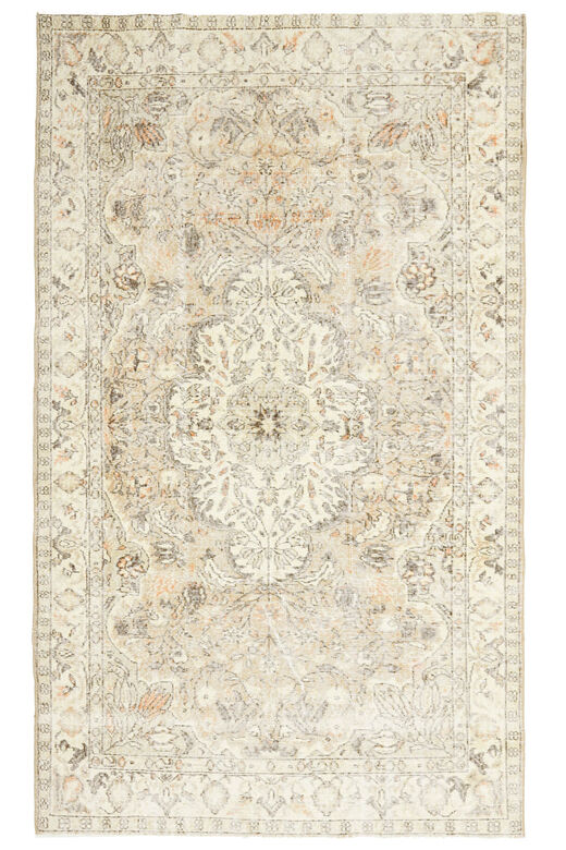 Champagne Pink - Vintage Floral Area Rug