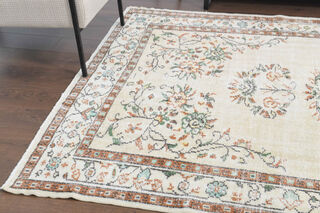 Linen Colored - Vintage Area Rug - Thumbnail