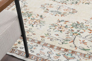 Linen Colored - Vintage Area Rug - Thumbnail