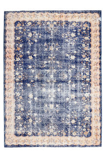 Royal Blue - Vintage Floral Rug - Thumbnail