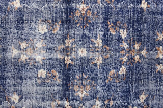 Royal Blue - Vintage Floral Rug - Thumbnail