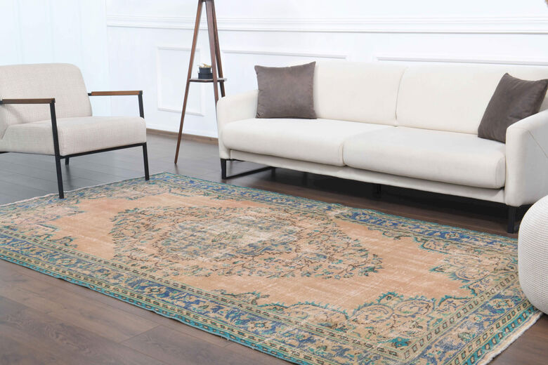 Vintage Turkish Anatolian Area Rug