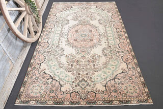 Vintage Oushak Area Rug - Thumbnail