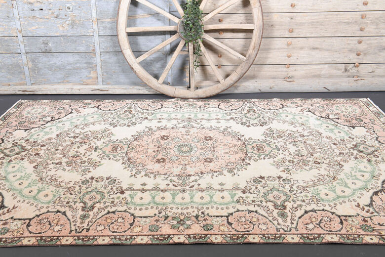 Vintage Oushak Area Rug