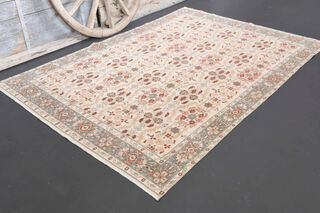 Vintage Turkish Area Carpet - Thumbnail