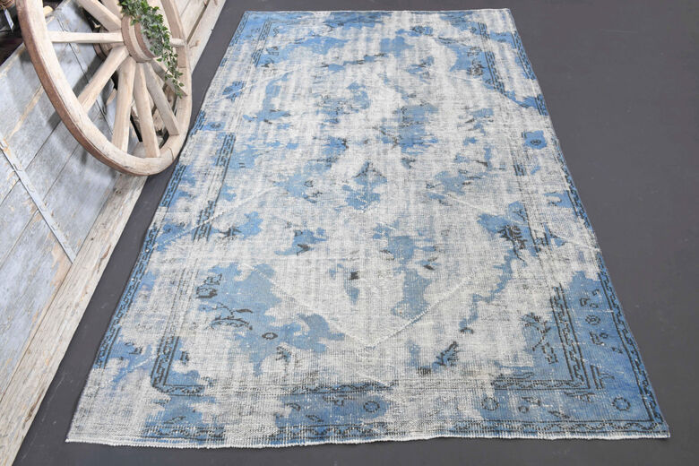 Blue Distressed - Vintage Area Rug