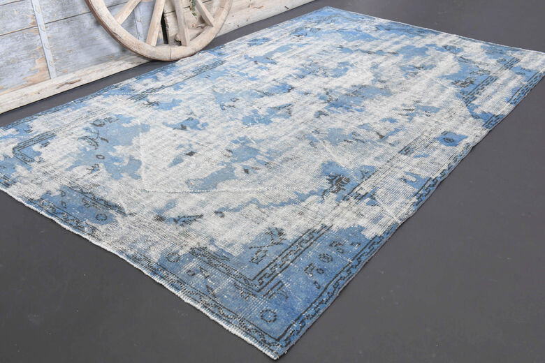 Blue Distressed - Vintage Area Rug