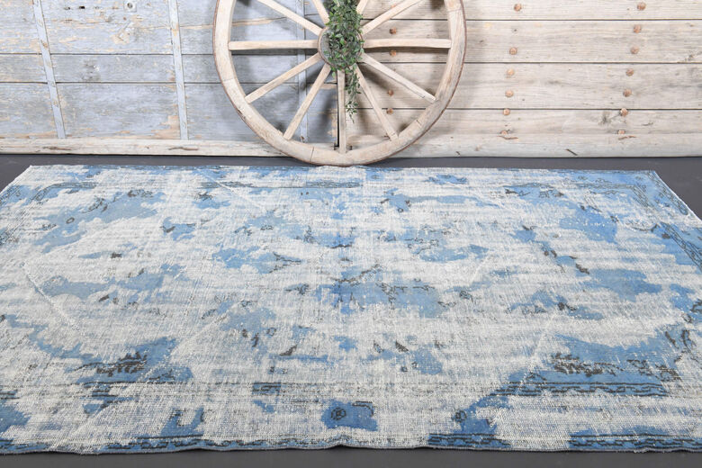 Blue Distressed - Vintage Area Rug