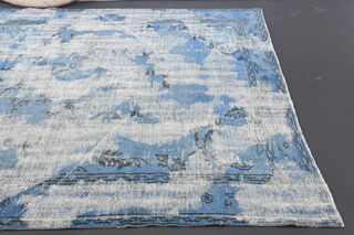 Blue Distressed - Vintage Area Rug - Thumbnail