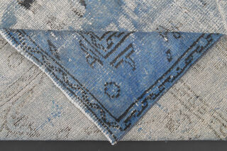 Blue Distressed - Vintage Area Rug - Thumbnail